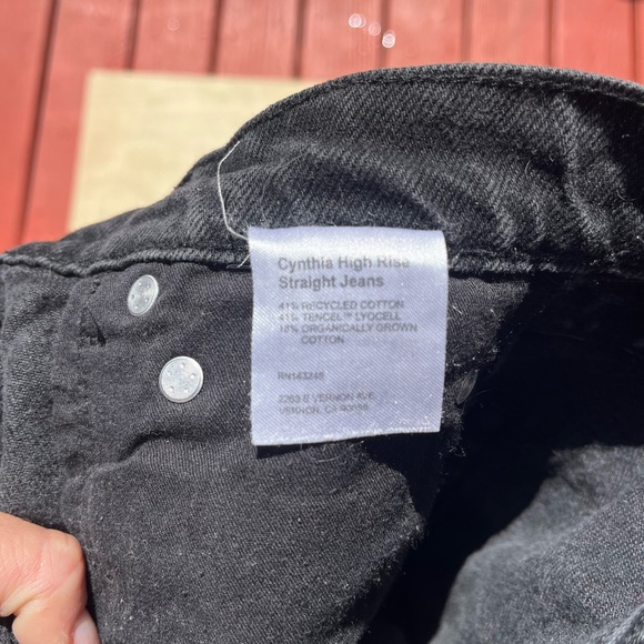 Reformation Cynthia High Rise Straight Jean - Picture 6 of 6